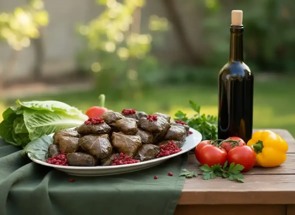 طرز تهیه دلمه برگ مو مجلسی