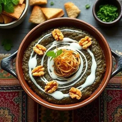 طرز تهیه کشک بادمجان مجلسی
