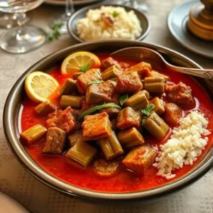 طرز تهیه خورشت بامیه مجلسی