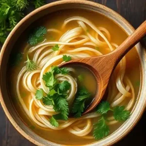 طرز تهیه سوپ رشته یا ورمیشل